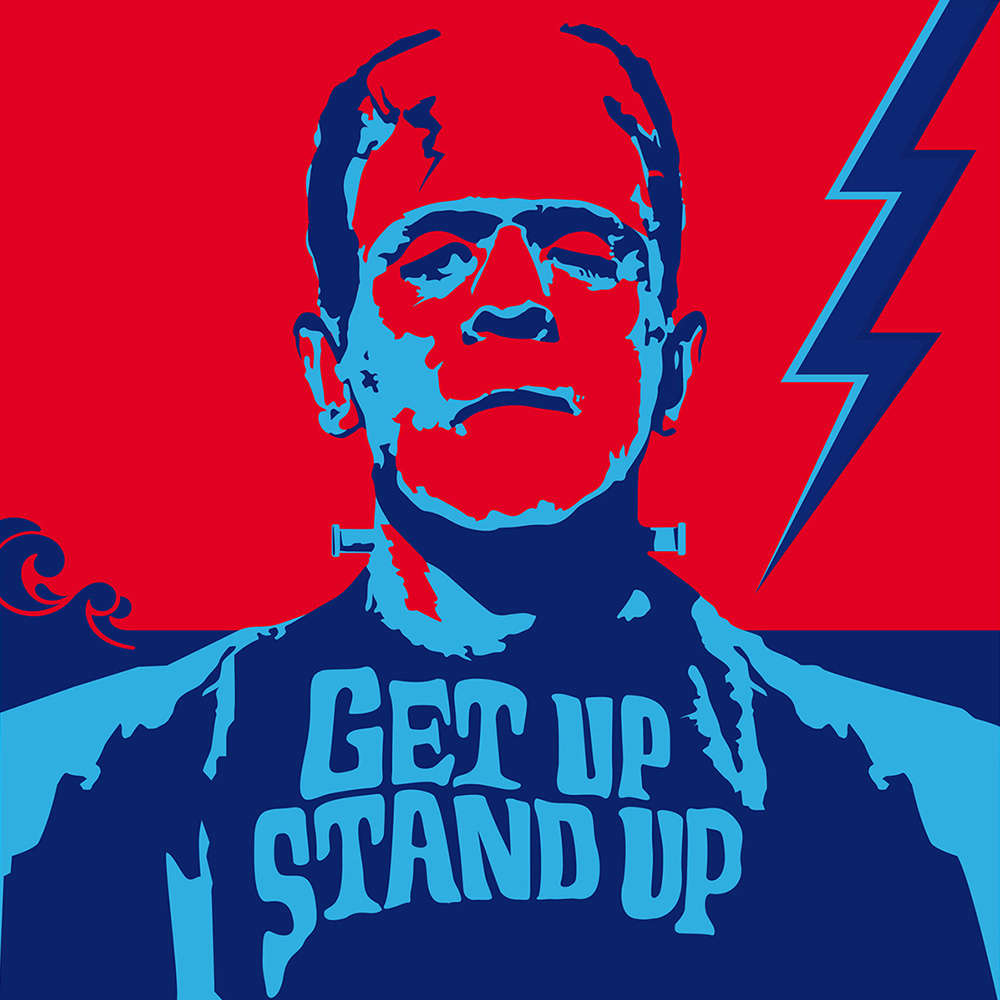 Franky illustration: GET UP STAND UP